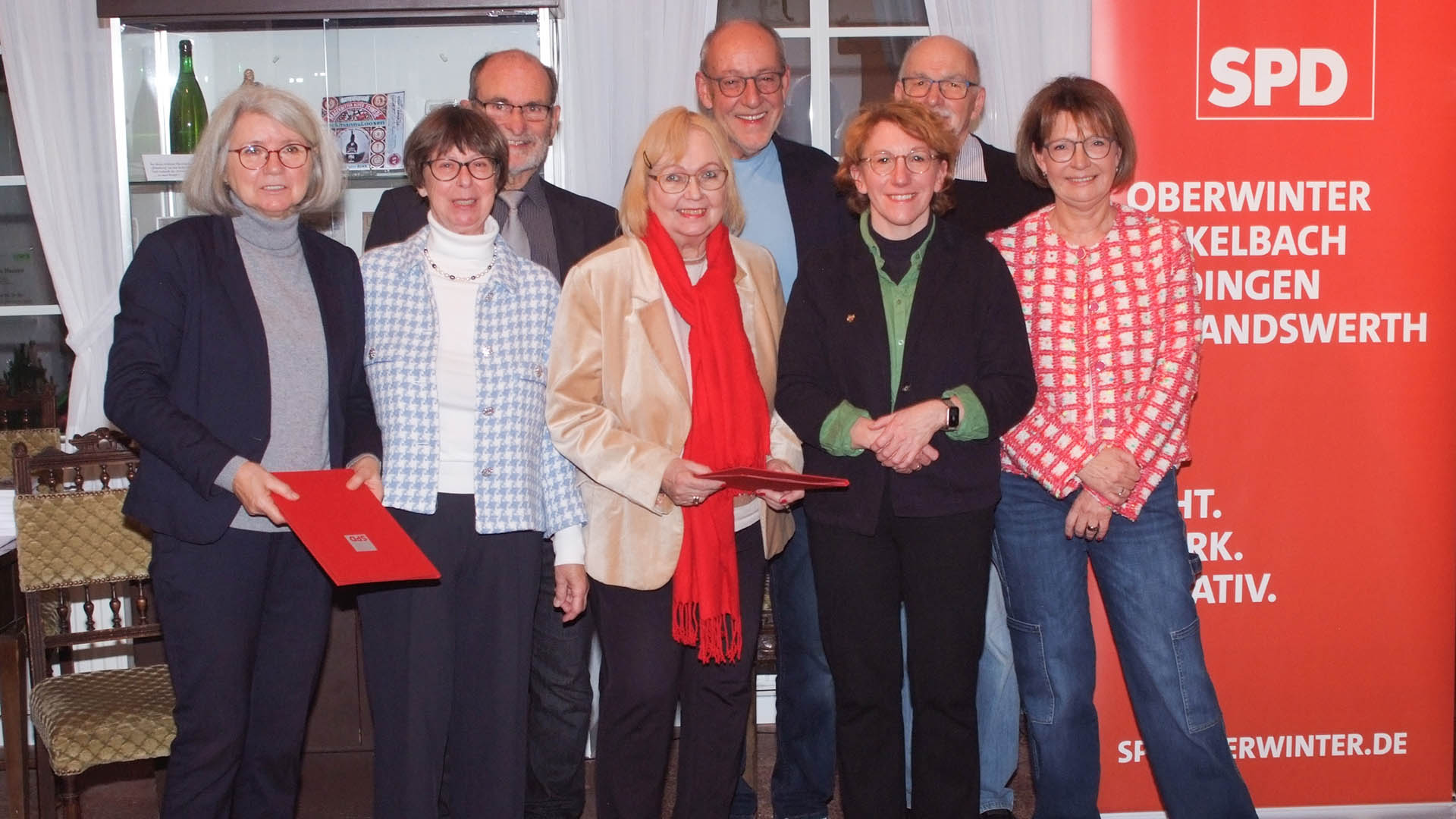 Neujahrsempfang der SPD Oberwinter - Ehrung langjähriger Miglieder